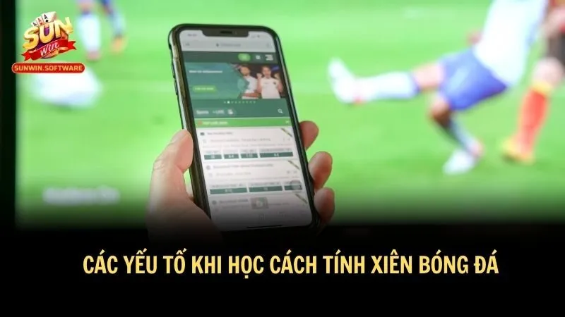 cach tinh xien bong da 2 Một số yếu tố tác động đến tính kèo xiên