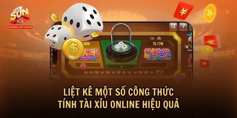 cong thuc tinh tai xiu online 2 Ba công thức tính tài xỉu online phổ biến được áp dụng rộng rãi