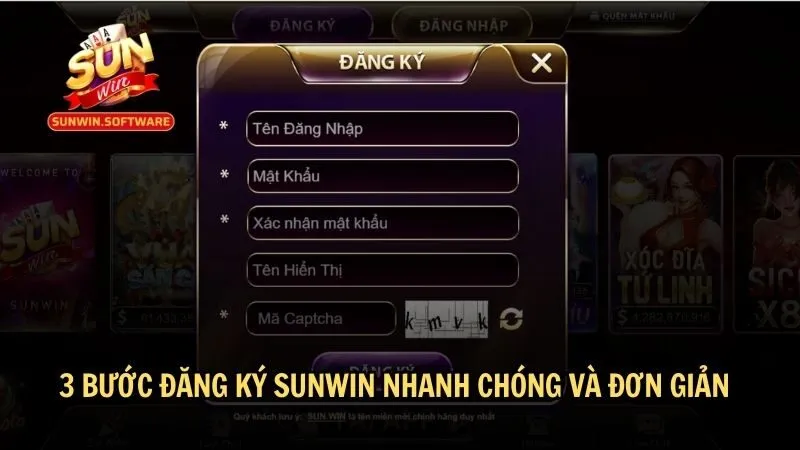 dang ky sunwin 2 3 bước đăng ký Sunwin nhanh chóng và đơn giản
