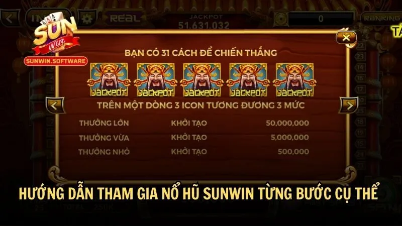 no hu sunwin 3 Hướng dẫn tham gia nổ hũ Sunwin từng bước cụ thể