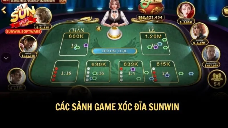 xoc dia sunwin 4 Vô vàn sảnh xóc đĩa lớn nhỏ ở Sunwin